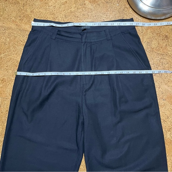 COS Men’s Black Cotton Lyocell Trouser Pants Sz 32R/48 EU - Picture 12 of 15